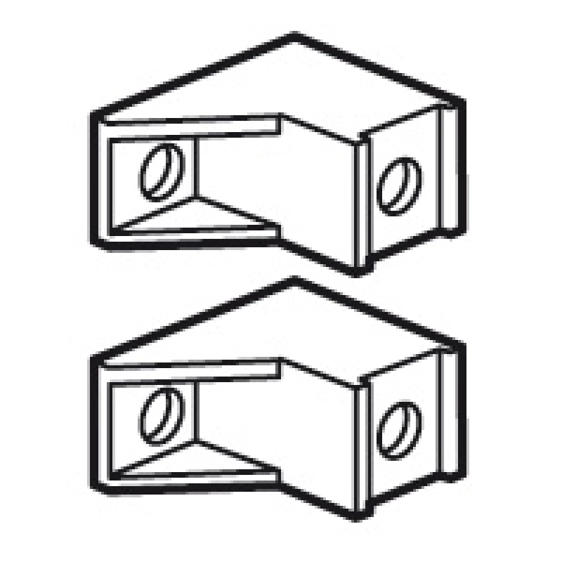 Суппорт для клеммников IP 2X (2) - для шкафов XL3 160 Суппорт для клеммников IP 2X (2) - для шкафов XL3 160