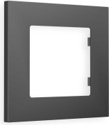 Рамки Ambrella ALFA ALFA Qubi Графит soft touch Рамки Ambrella ALFA ALFA Qubi Графит soft touch