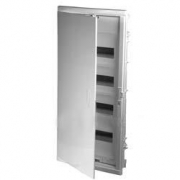 Шкаф для автоматов встраиваемый 4х12+8 (белая дверь)