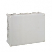 Коробка прямоугольная - 310x240x124 - Программа Plexo- IP 55 - IK 07 - серый - 24 кабельных ввода - 750°C