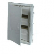 Шкаф встраиваемый для автоматов 2х12 (белая дверь)
