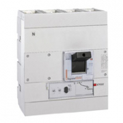 Автоматический выключатель DPX-H 1600 (S2 - Регулировки Ir, Tr, lm,Tm) 4 полюса 630A