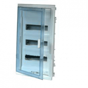 Шкаф встраиваемый для автоматов 3х12 (прозрачная дверь)