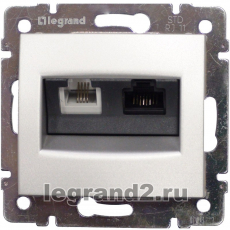   RJ11+RJ45 Legrand Valena ()