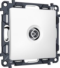 TV розетка оконечная экранированная Ambrella ALFA (Белый матовый) 5-1000MHz 3dB TV розетка оконечная экранированная Ambrella ALFA (Белый матовый) 5-1000MHz 3dB