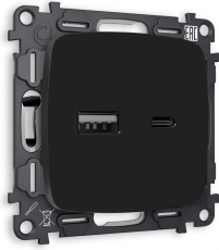   USB Ambrella Volt, USB A+C 20W 3000mA (׸ )