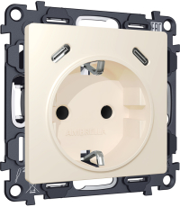 Комплект механизма электрической розетки 2USB С+C 20W (быстрая зарядка) с/з на винтовых зажимах 16A-250V ALFA MA330510 Бежевый матовый QUANT (AP3305, VM165) Комплект механизма электрической розетки 2USB С+C 20W (быстрая зарядка) с/з на винтовых зажимах 16A-250V ALFA MA330510 Бежевый матовый QUANT (AP3305, VM165)