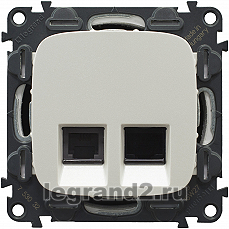  RJ11+RJ45 .6 UTP Legrand Valena Allure ()