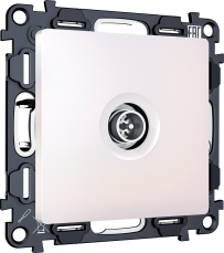 TV розетка оконечная экранированная Ambrella ALFA (Жемчуг) 5-1000MHz 3dB TV розетка оконечная экранированная Ambrella ALFA (Жемчуг) 5-1000MHz 3dB