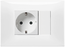 Розетка Vimar Италия (аналог Anam) белая Розетка Vimar Италия (аналог Anam) белая