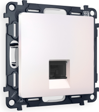 Розетка информационная RJ45 категория 6 (Жемчуг) UTP Розетка информационная RJ45 категория 6 (Жемчуг) UTP