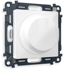 Универсальный светорегулятор (диммер) (Белый глянец) 25-600W/LED 5-300W Универсальный светорегулятор (диммер) (Белый глянец) 25-600W/LED 5-300W