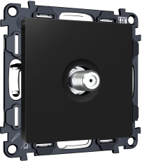 Розетка спутниковая Ambrella ALFA (Чёрный матовый) 5-2400MHz 3.5dB Розетка спутниковая Ambrella ALFA (Чёрный матовый) 5-2400MHz 3.5dB