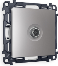 TV розетка проходная Ambrella ALFA (Сталь матовый) 5-1000 MHz 4dB TV розетка проходная Ambrella ALFA (Сталь матовый) 5-1000 MHz 4dB