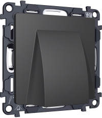 Вывод кабеля с фиксатором Ambrella ALFA (Графит soft touch) Вывод кабеля с фиксатором Ambrella ALFA (Графит soft touch)