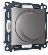 Универсальный светорегулятор (диммер) (Сталь матовый) 25-600W/LED 5-300W Универсальный светорегулятор (диммер) (Сталь матовый) 25-600W/LED 5-300W