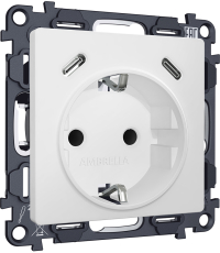 Комплект механизма электрической розетки 2USB С+C 20W с/з на винтовых зажимах 16A-250V ALFA MA130510 Белый матовый QUANT (AP1305, VM165) Комплект механизма электрической розетки 2USB С+C 20W с/з на винтовых зажимах 16A-250V ALFA MA130510 Белый матовый QUANT (AP1305, VM165)