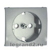 Лицевая панель для электрической розетки Legrand Valena (Алюминий)