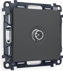 TV розетка оконечная Ambrella ALFA (Графит soft touch) 50-870 MHz 1dB TV розетка оконечная Ambrella ALFA (Графит soft touch) 50-870 MHz 1dB