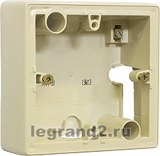 Коробка Legrand Valena для накладного монтажа 1 пост (слоновая кость) Коробка Legrand Valena для накладного монтажа 1 пост (слоновая кость)