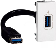Роз.USB 3.0 со шнур 1М бел для передачи данных