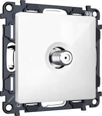 Розетка спутниковая Ambrella ALFA (Белый глянец) 5-2400MHz 3.5dB Розетка спутниковая Ambrella ALFA (Белый глянец) 5-2400MHz 3.5dB