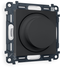 Универсальный светорегулятор (диммер) (Графит soft touch) 25-600W/LED 5-300W Универсальный светорегулятор (диммер) (Графит soft touch) 25-600W/LED 5-300W