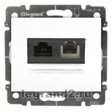  RJ45 + RJ11 - 2 ,    Legrand Galea Life ()