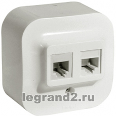   RJ45+RJ11 Legrand Quteo ()