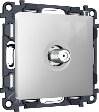 Розетка спутниковая Ambrella ALFA (Серебро глянец) 5-2400MHz 3.5dB Розетка спутниковая Ambrella ALFA (Серебро глянец) 5-2400MHz 3.5dB