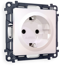 Розетка электрическая Ambrella Volt (Жемчуг) Розетка электрическая Ambrella Volt (Жемчуг)