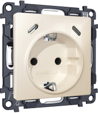 Комплект механизма электрической розетки 2USB С+C 20W (быстрая зарядка) с/з на винтовых зажимах 16A-250V ALFA MA310510 Бежевый глянец QUANT (AP3105, VM165) Комплект механизма электрической розетки 2USB С+C 20W (быстрая зарядка) с/з на винтовых зажимах 16A-250V ALFA MA310510 Бежевый глянец QUANT (AP3105, VM165)