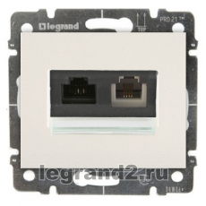  RJ45 + RJ11 - 2 ,    Legrand Galea Life ()