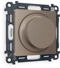 Универсальный светорегулятор (диммер) (Тёмная бронза) 25-600W/LED 5-300W Универсальный светорегулятор (диммер) (Тёмная бронза) 25-600W/LED 5-300W