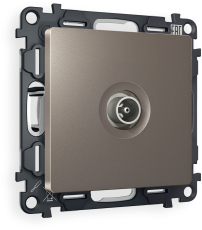 TV розетка оконечная Ambrella ALFA (Тёмная бронза) 50-870 MHz 1dB TV розетка оконечная Ambrella ALFA (Тёмная бронза) 50-870 MHz 1dB