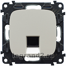 Розетка RJ45 Кат.6 UTP Valena Allure (жемчуг) Розетка RJ45 Кат.6 UTP Valena Allure (жемчуг)