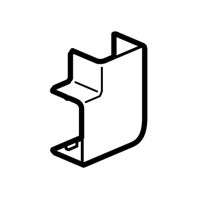 Плоский угол 15x10 мм (белый) Плоский угол 15x10 мм (белый)