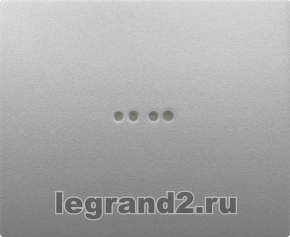 Клавиша Galea Life для выключателя одноклавишного с подсветкой, алюминий Клавиша Galea Life для выключателя одноклавишного с подсветкой, алюминий