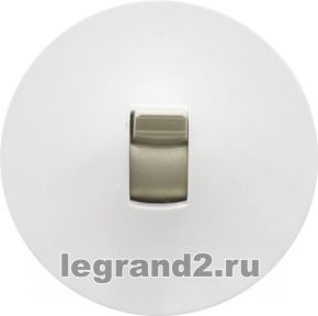 Лицевая панель Celiane для выключателя с рычажком, белая Лицевая панель Celiane для выключателя с рычажком, белая