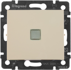 Переключатель с подсветкой 16A Legrand Valena (слоновая кость) Переключатель с подсветкой 16A Legrand Valena (слоновая кость)