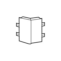 Угол наружный переменный для миниплинтуса DLPlus 75x20мм, белый Угол наружный переменный для миниплинтуса DLPlus 75x20мм, белый