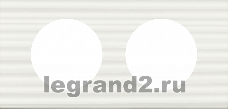 Рамка двухместная Legrand Celiane (белый рельеф) Рамка двухместная Legrand Celiane (белый рельеф)