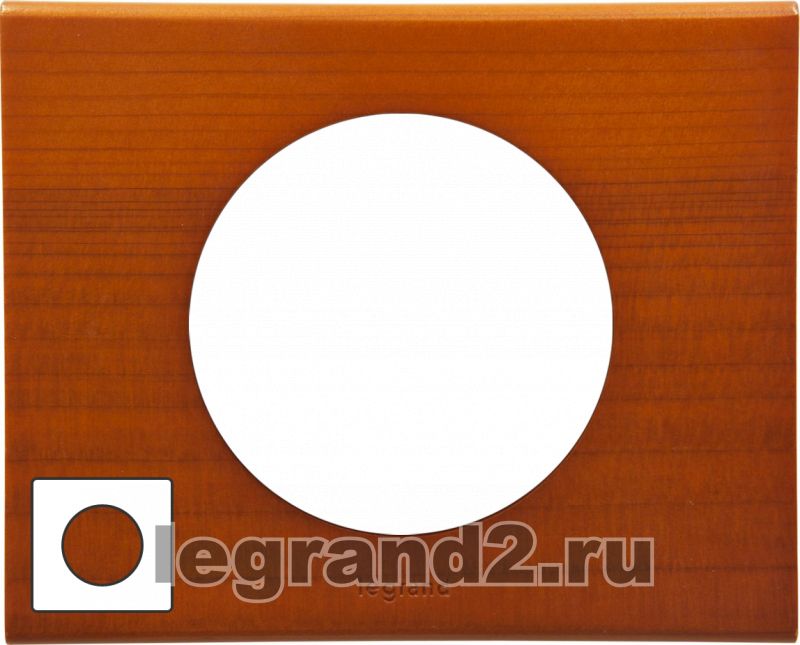 Рамка одноместная Legrand Celiane (кедр) Рамка одноместная Legrand Celiane (кедр)