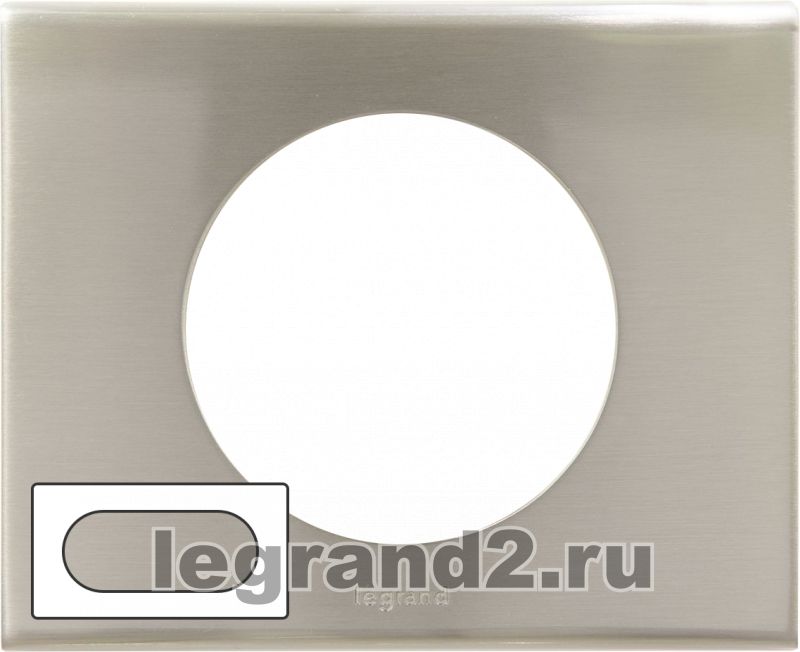 Рамка 4/5 модулей Legrand Celiane (никель велюр) Рамка 4/5 модулей Legrand Celiane (никель велюр)