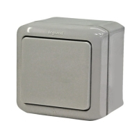 Кнопка Quteo IP44 (Серая) Кнопка Quteo IP44 (Серая)