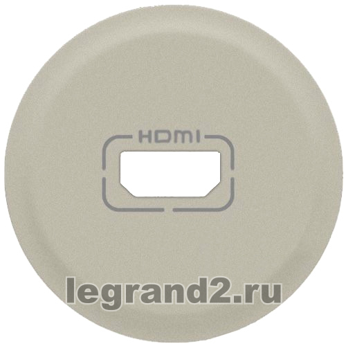 Лицевая панель Celiane для розетки аудио/видео HDMI, титан Лицевая панель Celiane для розетки аудио/видео HDMI, титан