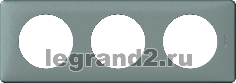 Рамка трехместная Legrand Celiane (грей) Рамка трехместная Legrand Celiane (грей)