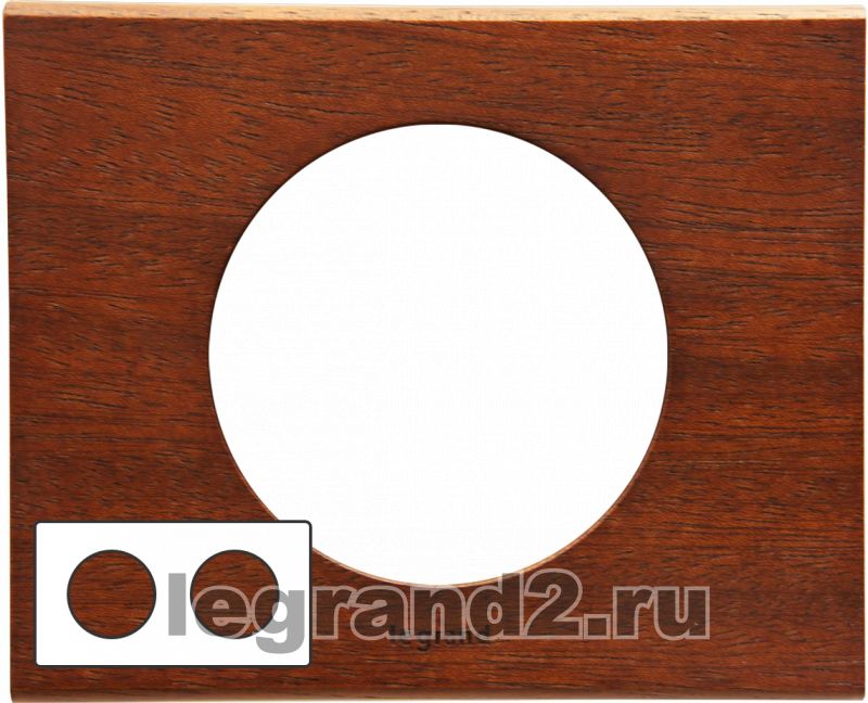 Рамка двухместная Legrand Celiane (орех) Рамка двухместная Legrand Celiane (орех)