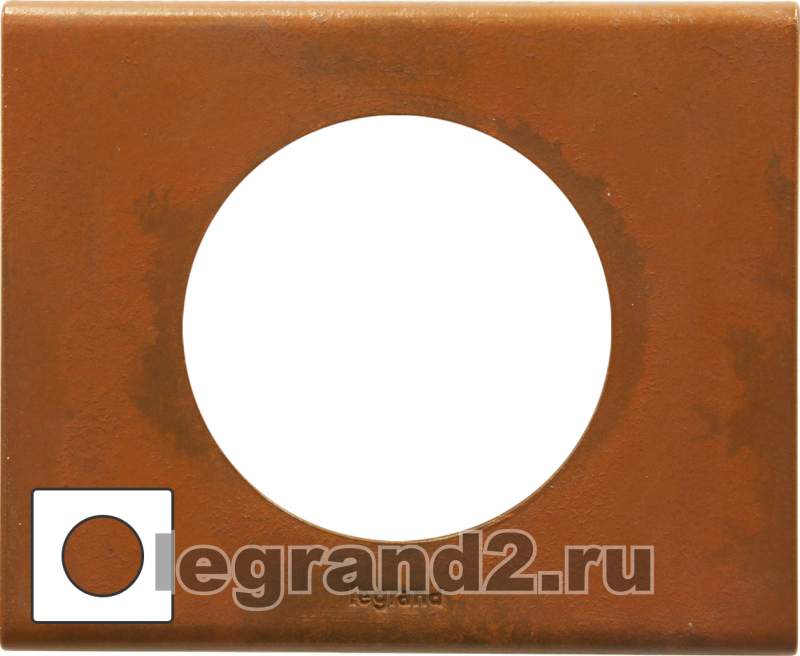 Рамка одноместная Legrand Celiane (патина феррум) Рамка одноместная Legrand Celiane (патина феррум)