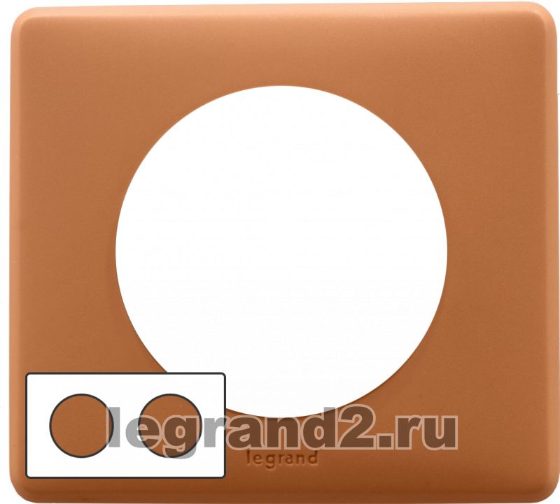 Рамка двухместная Legrand Celiane (корица) Рамка двухместная Legrand Celiane (корица)